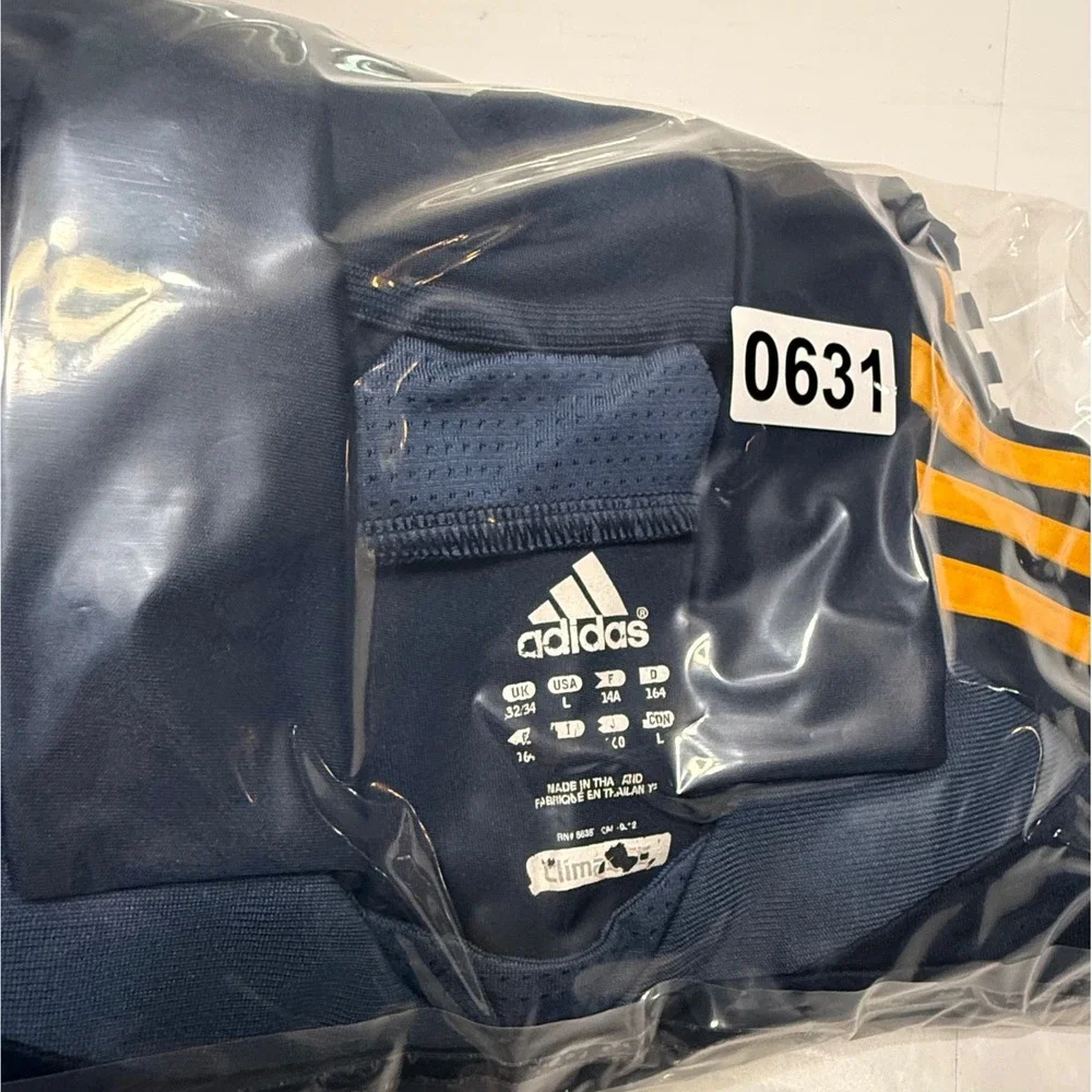 Adidas LA Galaxy Beckham 23 Jersey Mens Large Navy Blue Long Sleeve Soccer MLS